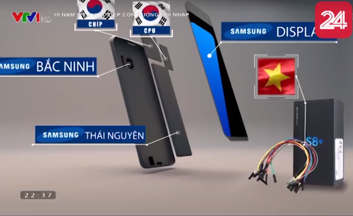 Chiếc điện thoại Samsung 'Made in Vietnam': DN Việt chỉ làm nổi vỏ hộp và dây nối, toàn bộ 5 bộ phận cốt lõi đều do FDI làm