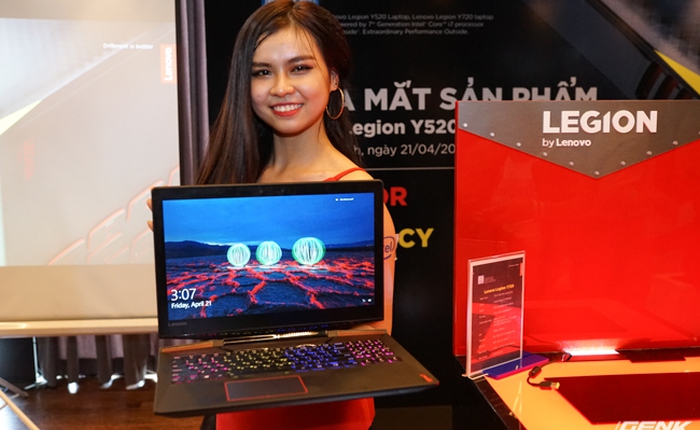 Lenovo chính thức ra mắt hai laptop chuyên "chiến" game Legion Y520 và Y720 cho người dùng Việt, mức giá từ 21 triệu đồng
