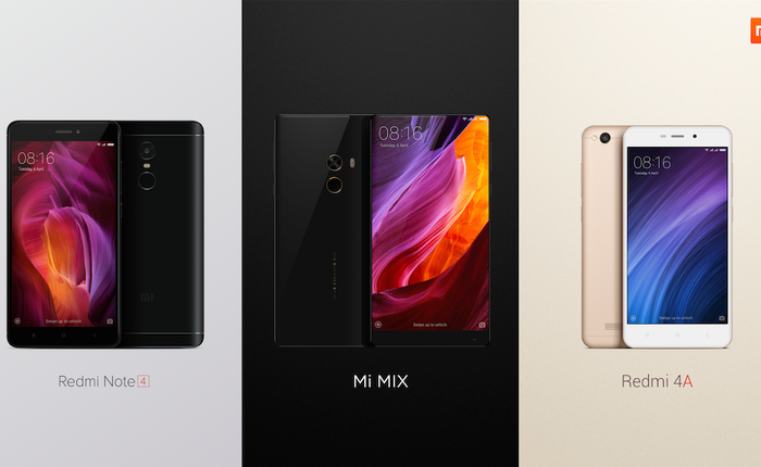Loạt smartphone Xiaomi chính thức cập bến Việt Nam, bao gồm Mi Mix bản 18K với giá 17 triệu đồng