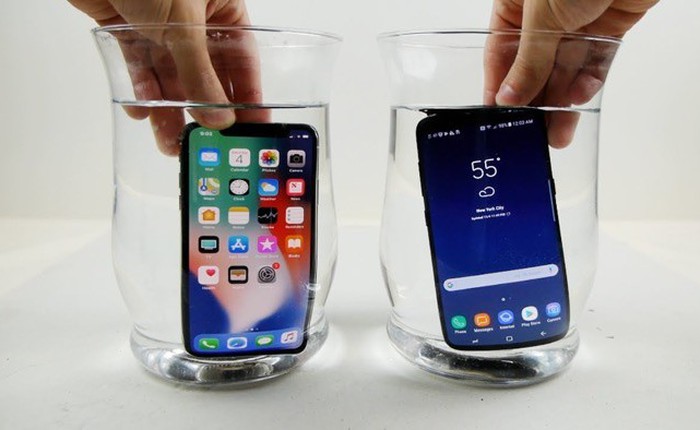 Đem iPhone X và Galaxy S8 đi đông lạnh: S8 sống nguyên, iPhone X hỏng FaceID, hết sạch pin