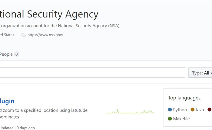 Cơ quan An ninh Quốc gia Mỹ bất ngờ tạo tài khoản trên Github và chia sẻ code