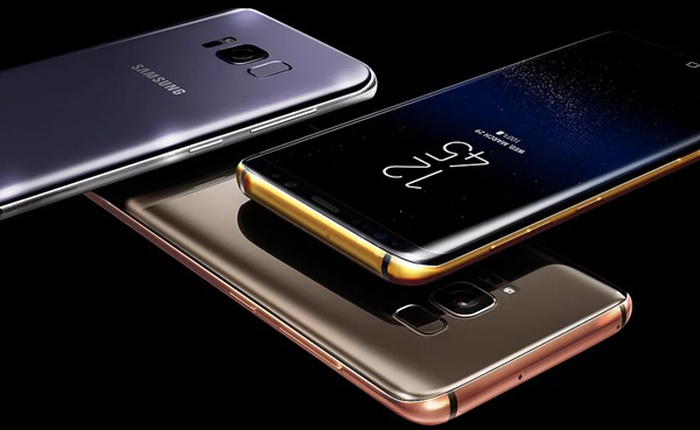 Với 2250 Bảng Anh, chiếc Galaxy S8 của bạn sẽ trở nên sang chảnh hơn nhờ được mạ vàng 24K