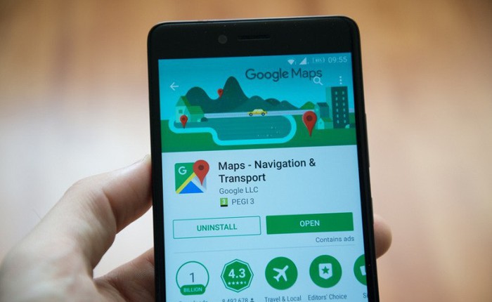 Google Maps vừa được "đại tu" giao diện, biểu tượng mới, màu sắc mới