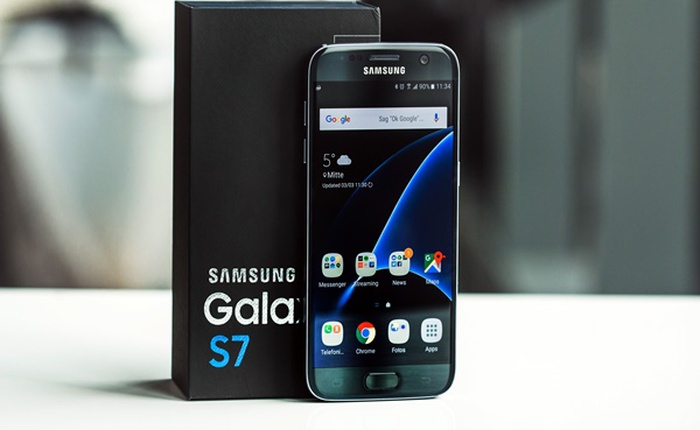 Galaxy S7 là chiếc điện thoại Samsung được sử dụng phổ biến nhất hiện nay