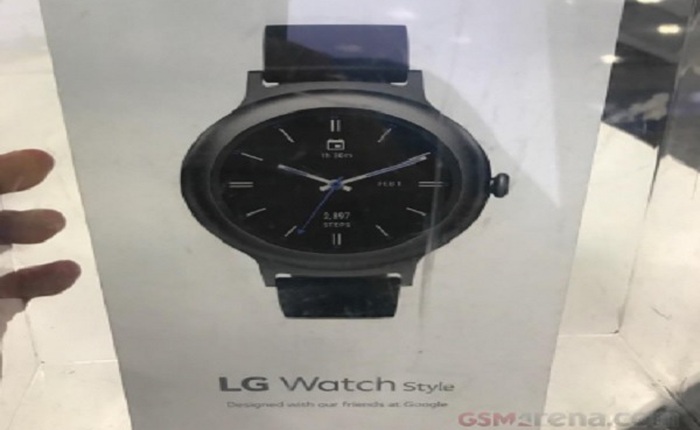 Hình ảnh chính thức của LG Watch Style được tiết lộ bởi nhân viên BestBuy
