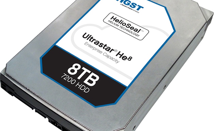 Chạy 45 năm không lỗi, ổ cứng 8TB của HGST đứng đầu về độ tin cậy