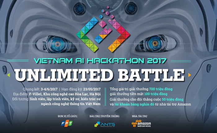 Vietnam AI Hackathon 2017 – Cuộc đua lập trình về trí tuệ nhân tạo lớn nhất Việt Nam
