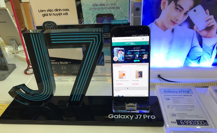 Viettel Store “thất thủ” trong ngày đầu mở bán Galaxy J7 Pro