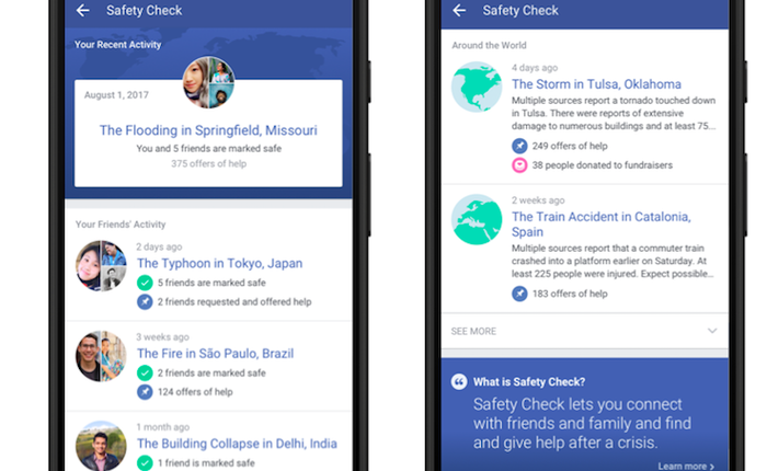 Người dùng sắp tới sẽ có thể truy cập tính năng Safety Check - Kiểm tra an toàn trên facebook bất cứ lúc nào