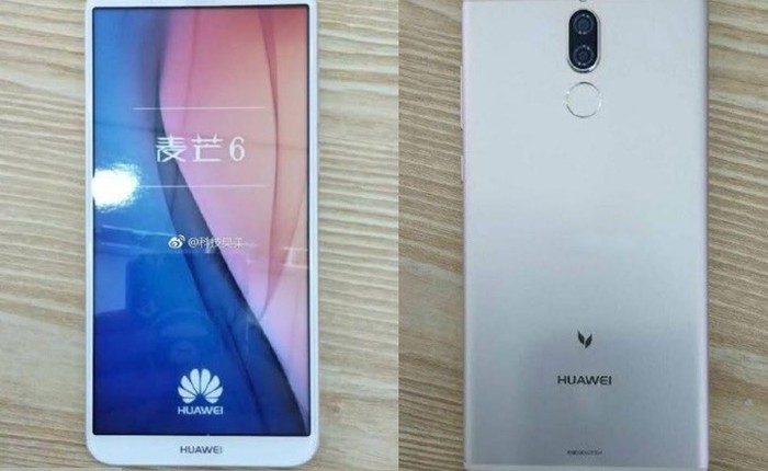 Lộ ảnh thực tế thiết bị với màn hình tỷ lệ 18:9 đầu tiên của Huawei, dự đoán là Huawei G10?