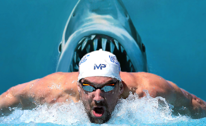 Có tận 28 huy chương vàng, lại còn được hỗ trợ công nghệ tối tân, nhưng kình ngư Michael Phelps vẫn "vào bụng cá" sau 100 mét bơi