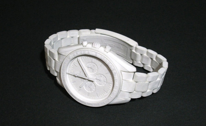 Nghệ nhân Nhật làm đồng hồ bằng giấy bồi siêu chi tiết: Kim giờ, thân máy cho đến dây đeo đều y như thật