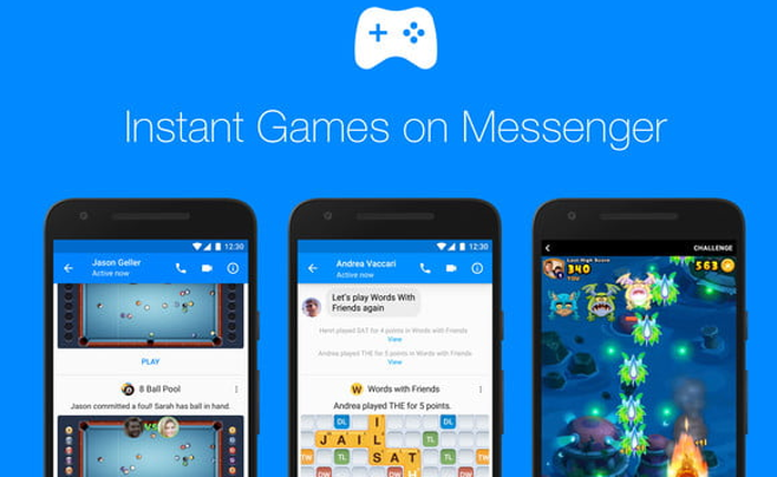 Từ bây giờ bạn đã có thể Live stream các trò chơi trên Facebook Messenger mà không cần đến sự hỗ trợ của phần mềm thứ ba