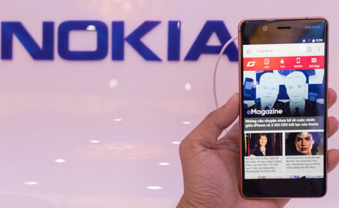 Trên tay Nokia 5 chính hãng: Smartphone vỏ kim loại thời trang, giá 4.3 triệu đồng
