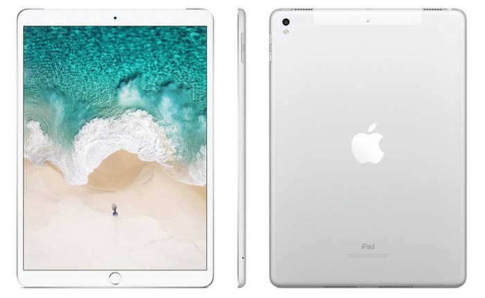 Lộ diện bản render iPad 10.5 inch với viền mỏng, không có nút Home