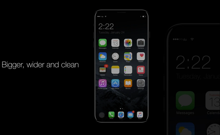 Galaxy S8 sẽ “tắt điện” trước thiết kế tuyệt đẹp này của iPhone 8