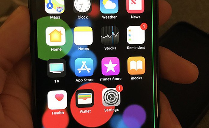 Nhiều iPhone X xuất hiện sọc xanh sau vài ngày sử dụng, khả năng là do lỗi phần cứng