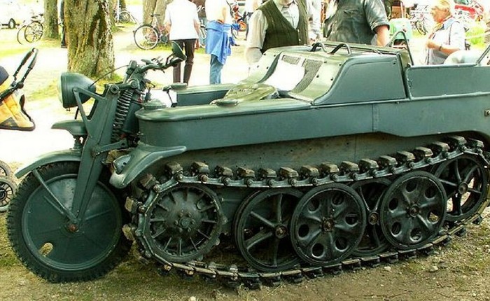 Kettenkrad - cỗ xe máy lai tăng vô tiền khoáng hậu của quân đội Đức thời thế chiến