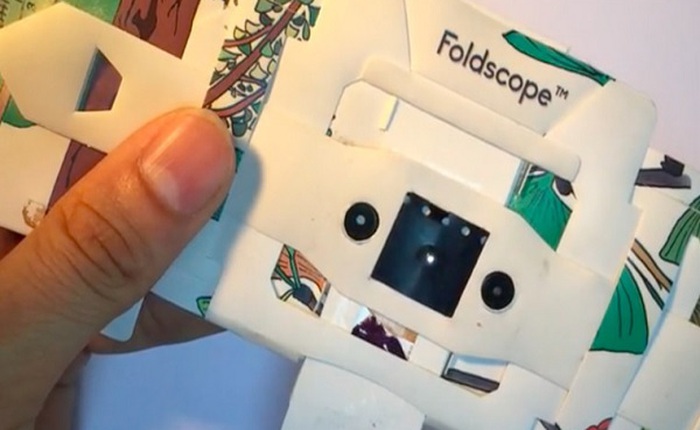 Foldscope: chiếc kính hiển vi siêu nhỏ thiết kế theo nghệ thuật xếp giấy Origami đã chính thức cho người dùng đặt hàng