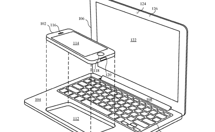 Hé lộ bằng sáng chế giúp Apple biến iPhone thành touchpad cho Macbook, hoặc thay thế cho màn hình