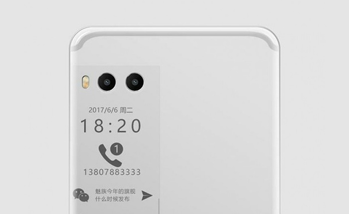 Meizu Pro 7 lộ diện với màn hình phụ cực dị ở mặt lưng