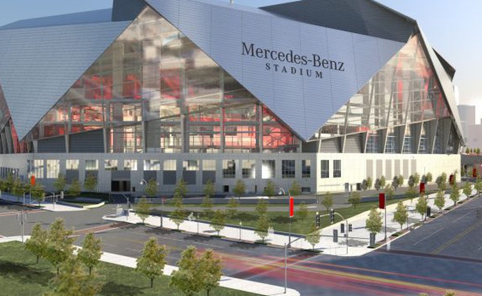 Theo dõi tiến trình 39 tháng xây dựng sân vận động Mercedes-Benz trong vòng hơn 1 phút