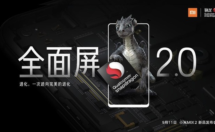 Qualcomm xác nhận Xiaomi Mi MIX 2 sẽ sử dụng chip Snapdragon 835
