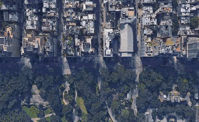 Đây là đoạn video nhạc siêu kỳ công, được tạo nên từ hơn 4000 tấm ảnh screenshot Google Earth