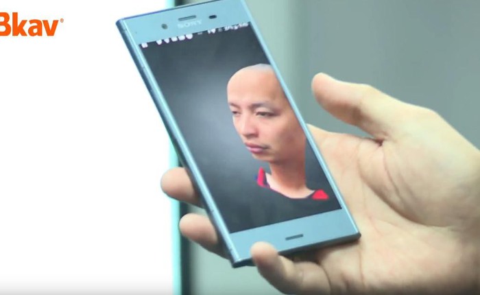 BKAV có thể sử dụng Sony Xperia XZ1 để quét khuôn mặt 3D của nạn nhân và tạo ra chiếc mặt nạ giả