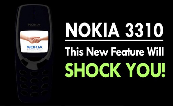 Hé lộ những tính năng đầu tiên của Nokia 3310 phiên bản 2017