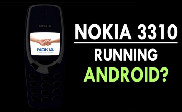 Ngắm nhìn video ý tưởng Nokia 3310 chạy Android với camera kép, máy quét vân tay
