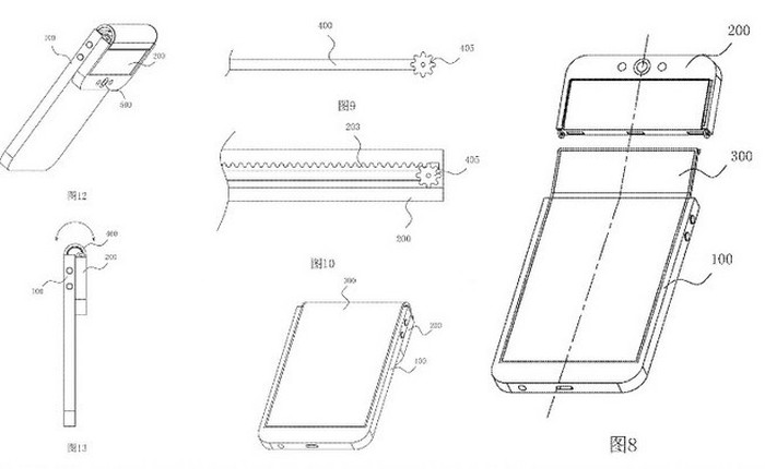 Oppo cũng có bằng sáng chế điện thoại có thể gập màn hình