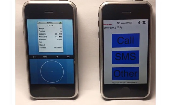 Đây là 2 hệ điều hành đầu tiên được thử nghiệm trên nguyên mẫu iPhone