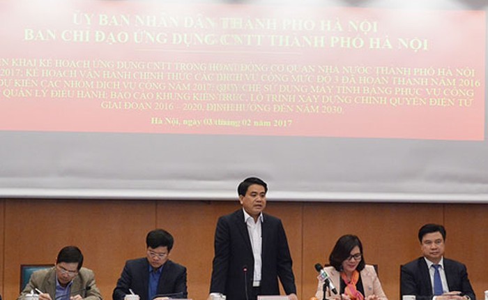 Cơ quan nhà nước tại Hà Nội sẽ chấm dứt sử dụng văn bản giấy từ ngày 1/4/2017