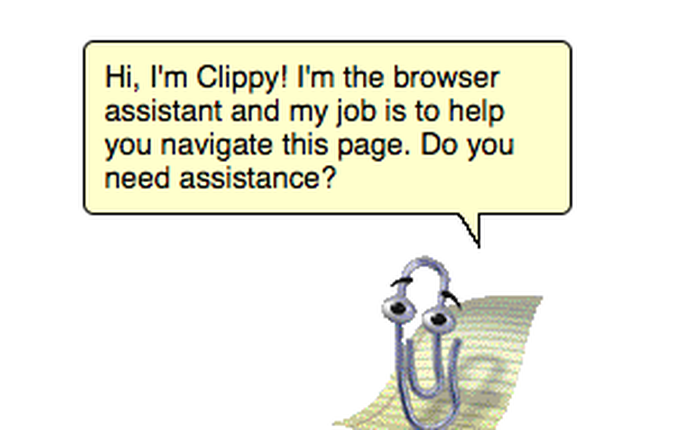 Anh chàng kẹp giấy Clippy của Office 2000 sẽ quay trở lại trong trình duyệt Chrome