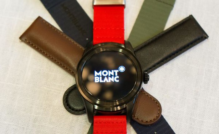 Thương hiệu đồng hồ xa xỉ Montblanc trình làng smartwatch đầu tiên: chạy Android Wear 2.0, màn AMOLED, chip Snapdragon
