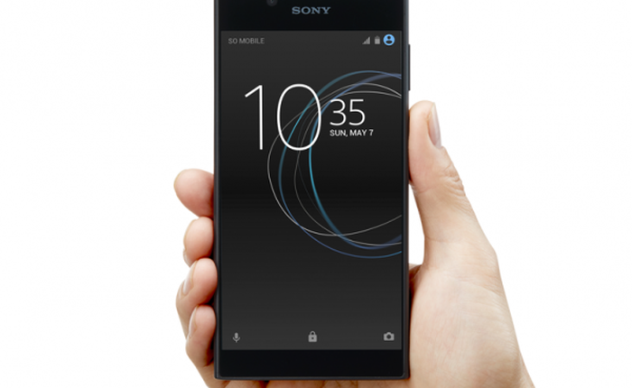 Sony trình làng Xperia L1: Smartphone màn 5.5 inch độ phân giải 720p, chip MediaTek 64-bit, giá hợp lý