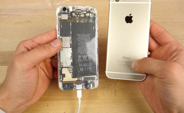 Không chỉ Galaxy S8, iPhone cũng có cách độ vỏ trong suốt cực kỳ ấn tượng
