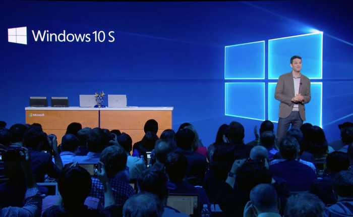 Windows 10 S ra mắt, chạy ứng dụng từ Windows Store, nâng cấp lên Windows 10 Pro mất 50 USD, miễn phí cho giáo dục