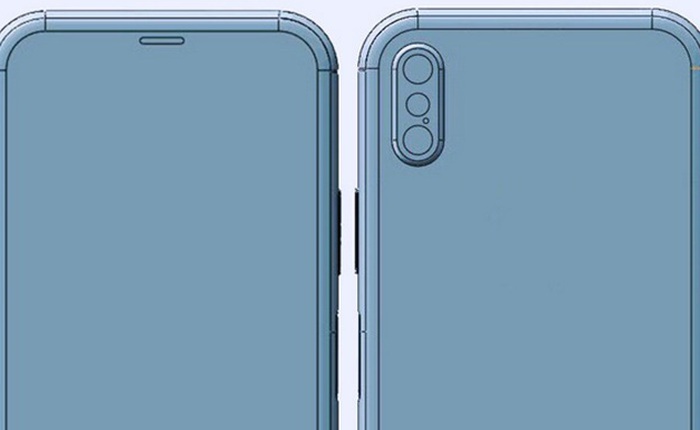 Lộ diện bản vẽ CAD của iPhone 8