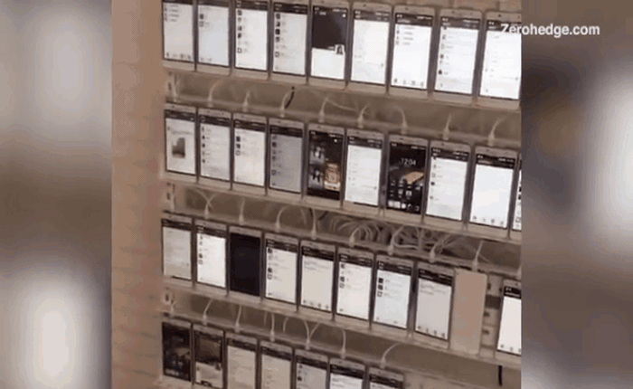 Bên trong công xưởng "sống ảo", nơi 10.000 chiếc điện thoại được sử dụng để tăng view, like