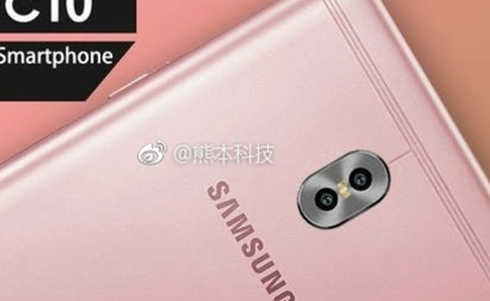 Galaxy C10, smartphone camera kép đâu tiên của Samsung đã lộ diện