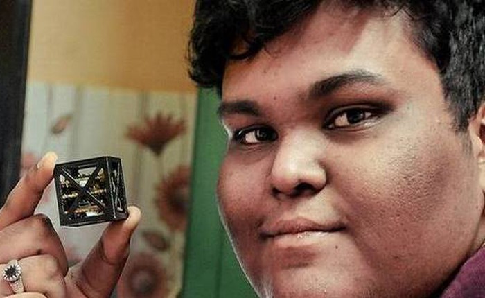 Học sinh 18 tuổi Ấn Độ vừa chế tạo ra vệ tinh nhẹ nhất thế giới, nhẹ bằng 1/3 smartphone