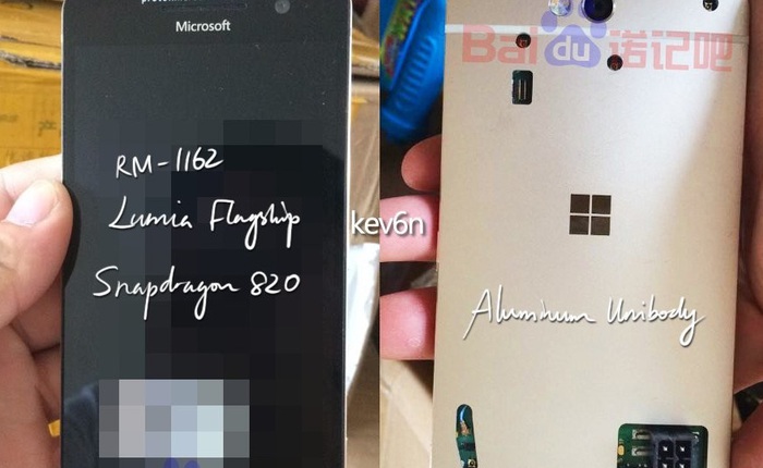 Rò rỉ ảnh nguyên mẫu Lumia 960, mẫu điện thoại cao cấp yểu mệnh của Microsoft