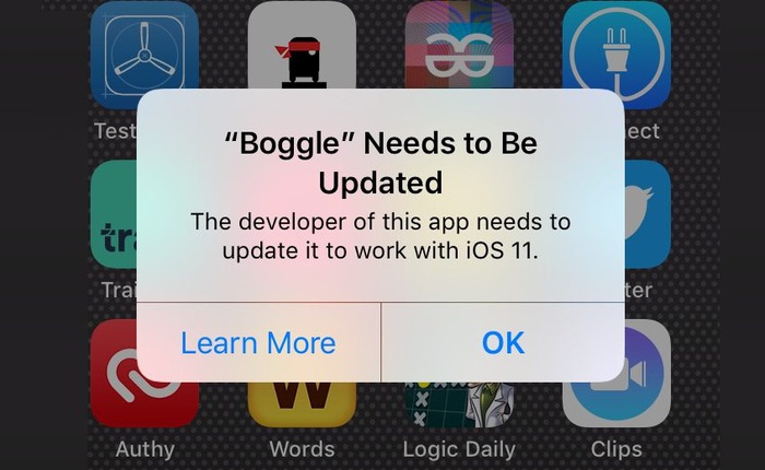 Ứng dụng 32-bit không chạy được trên iOS 11, hãy cẩn thận trước khi cập nhật