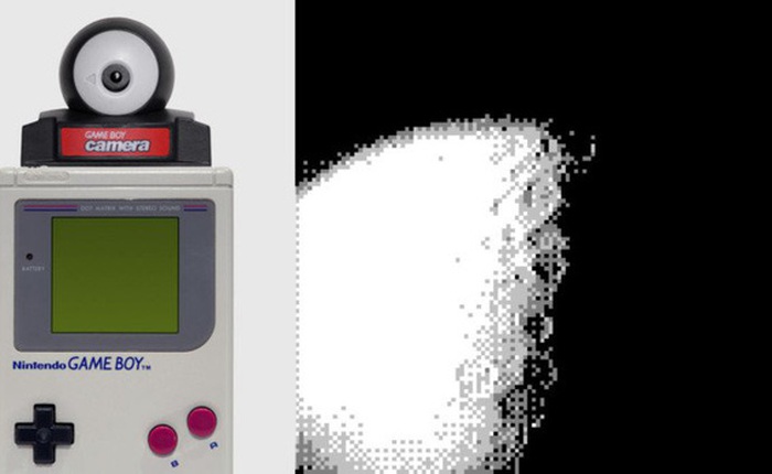 Chụp Mặt trăng bằng máy ảnh đắt tiền xưa rồi, chụp bằng camera 2-bit của Game Boy độ phân giải 128 x 112 pixel mới đẳng cấp