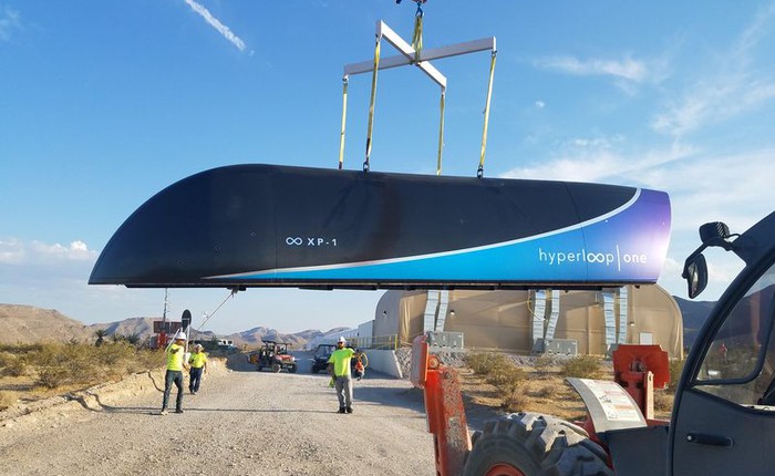 HyperLoop One đã thử nghiệm thành công toàn bộ hệ thống, tuy tốc độ chỉ đạt 112km/h