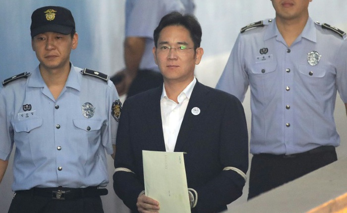 Thái tử Samsung bị tuyên án 5 năm tù