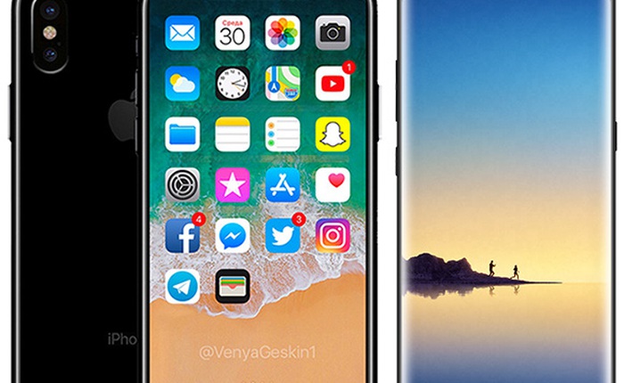 Chạy theo Samsung, Apple sẽ ra mắt iPhone có kích cỡ như Note 8