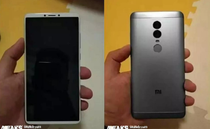Lộ hình ảnh smartphone bí ẩn của Xiaomi với màn hình 18:9 và camera kép dọc